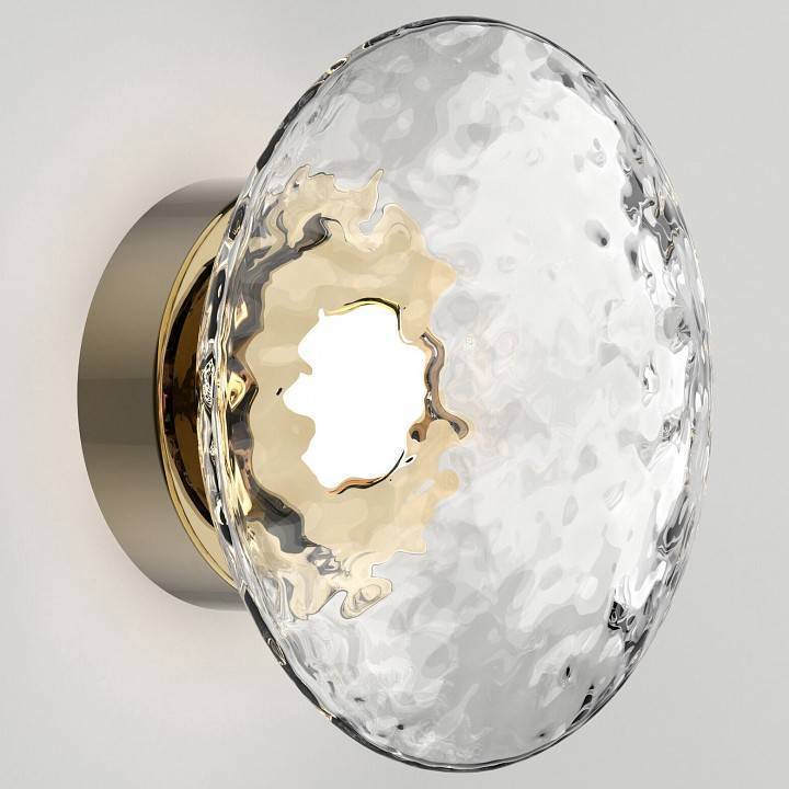 Потолочный светодиодный светильник Eurosvet Ripple 50389/1 латунь 50389/1