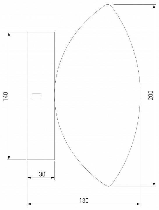 Потолочный светодиодный светильник Eurosvet Ripple 50389/1 латунь 50389/1
