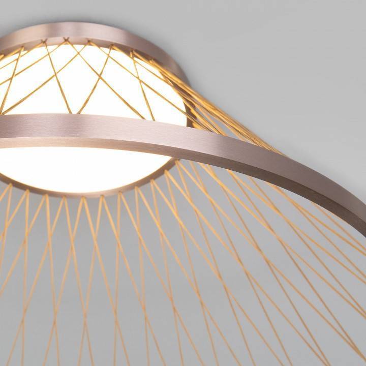 Накладной светильник Eurosvet Cesta 40019/1 LED коричневый