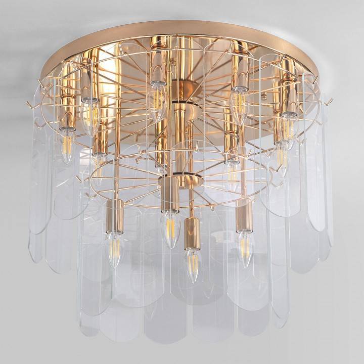 Потолочная люстра Eurosvet Claire Smart золото 60170