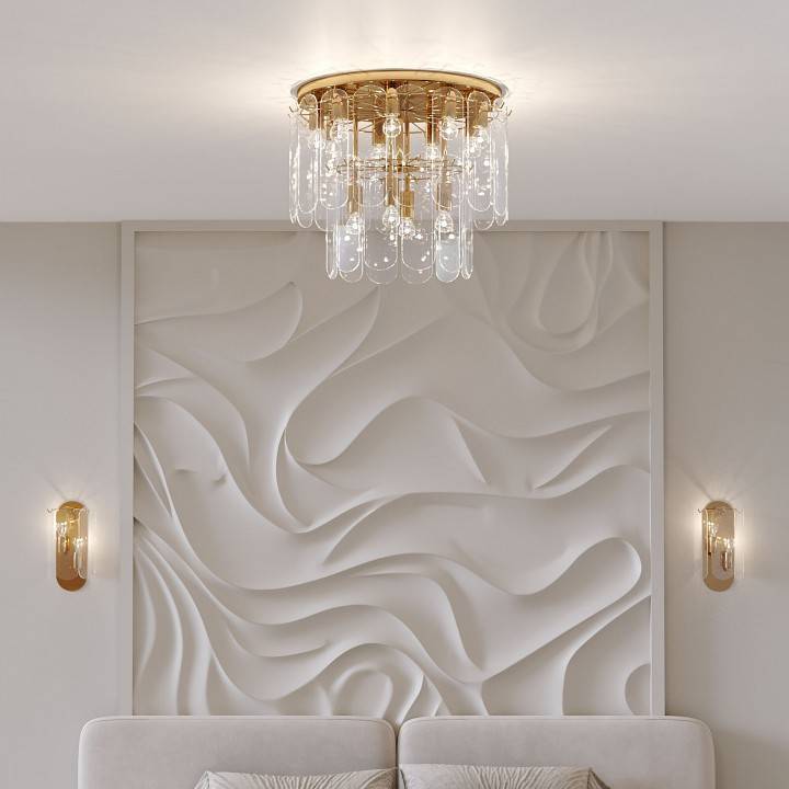 Потолочная люстра Eurosvet Claire Smart золото 60170