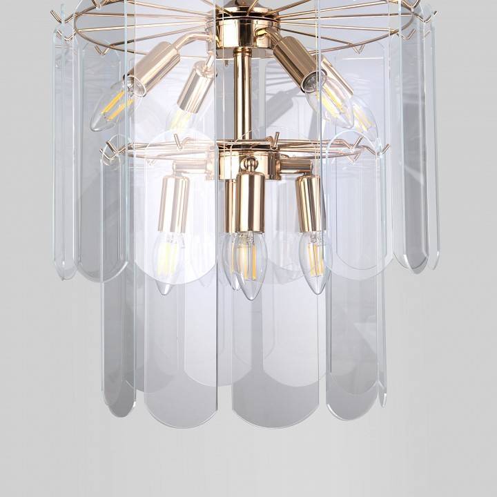 Подвесной светильник Eurosvet Claire золото Smart 60170/8