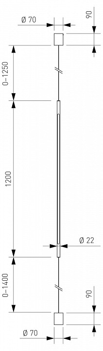 Светильник на растяжке Eurosvet Thrust 604051 LED