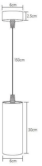 Подвесной светильник Fiberli Tube630 12110102
