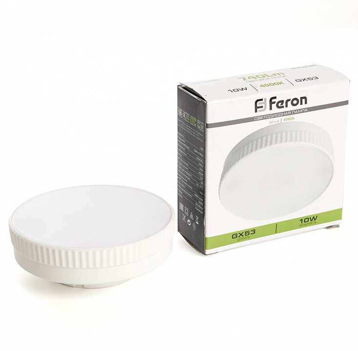Лампа светодиодная Feron LB-3452 GX53 10 Вт 4000 K 41399