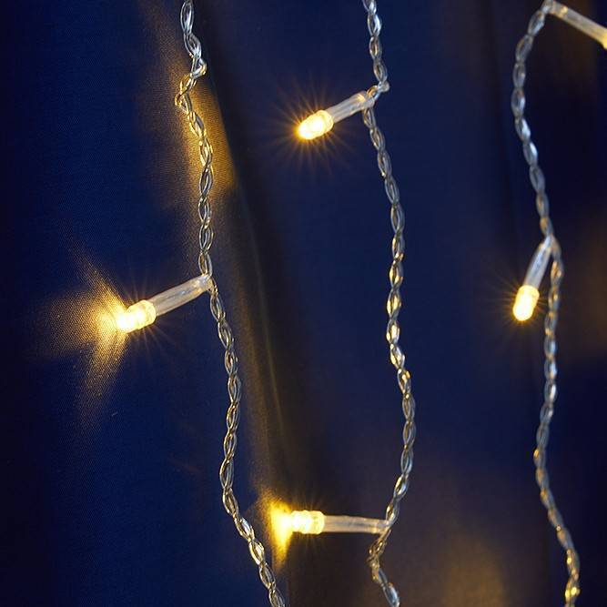 Занавес световой Feron CL24 2x3 м 320 LED белый свет черный провод 41629