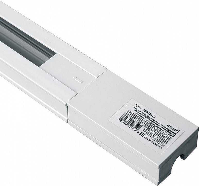 Шинопровод однофазный накладной Feron CAB1005 1 м белый 41728