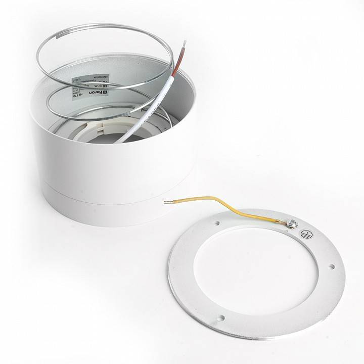 Светильник накладной Feron HL370 под лампу GU10 черный 48299