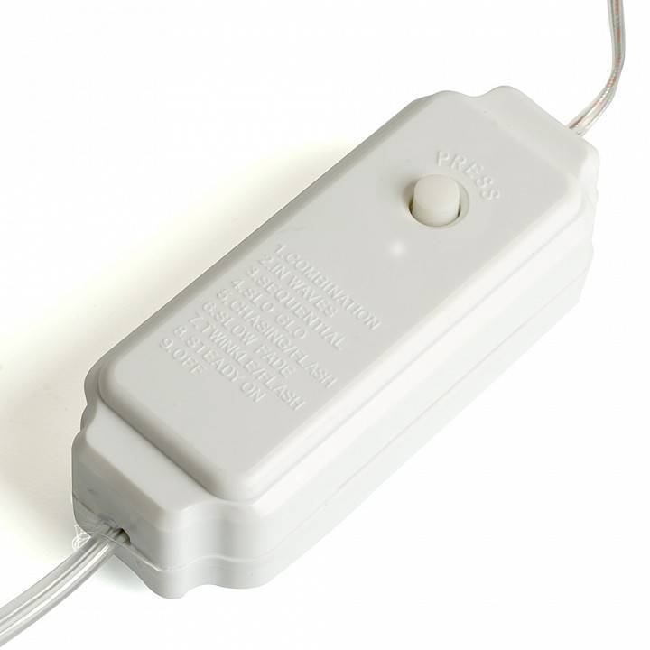 Гирлянда Нить Feron CL577 Роса теплый белый 2 м на батарейках IP20 48616