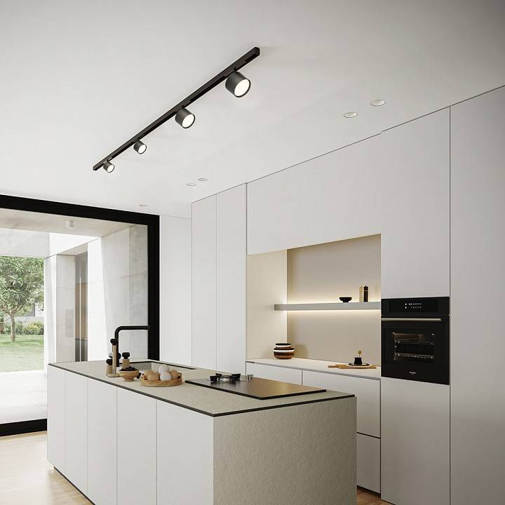 Светильник трековый светодиодный Feron AL125 15 Вт 4000 К черный 48776