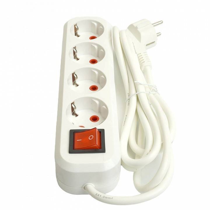 Удлинитель с выключателем Stekker Home 49361