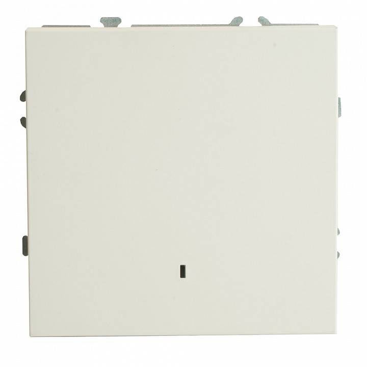 Выключатель одноклавишный с подсветкой без рамки Stekker RSW10-5101-01 49863