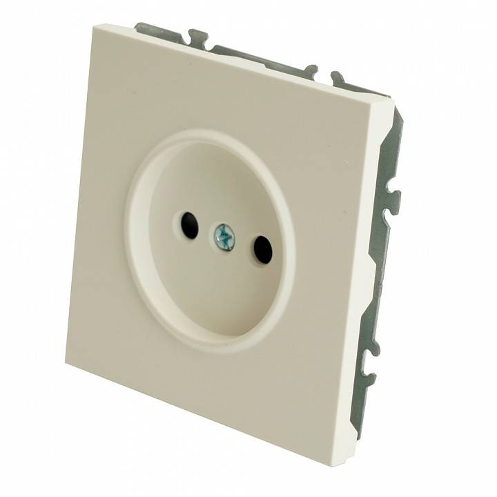 Розетка без заземления и с шторкой, без рамки Stekker RST16-5109-01 49876