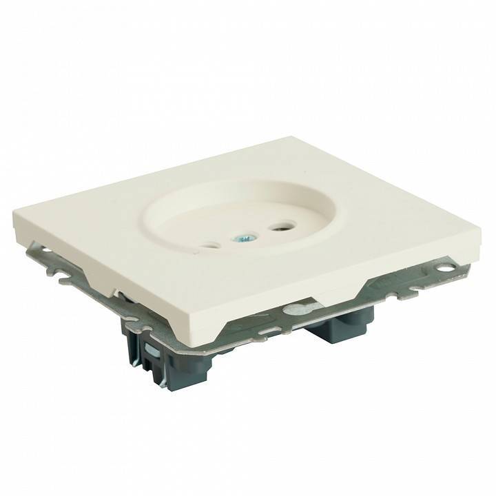 Розетка без заземления и с шторкой, без рамки Stekker RST16-5109-01 49876