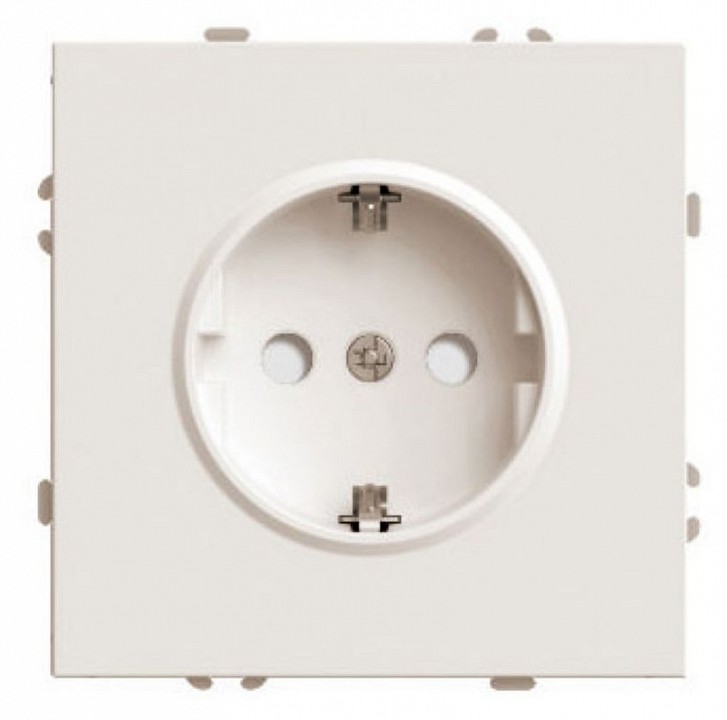 Розетка с заземлением и шторками Stekker Эмили 49906