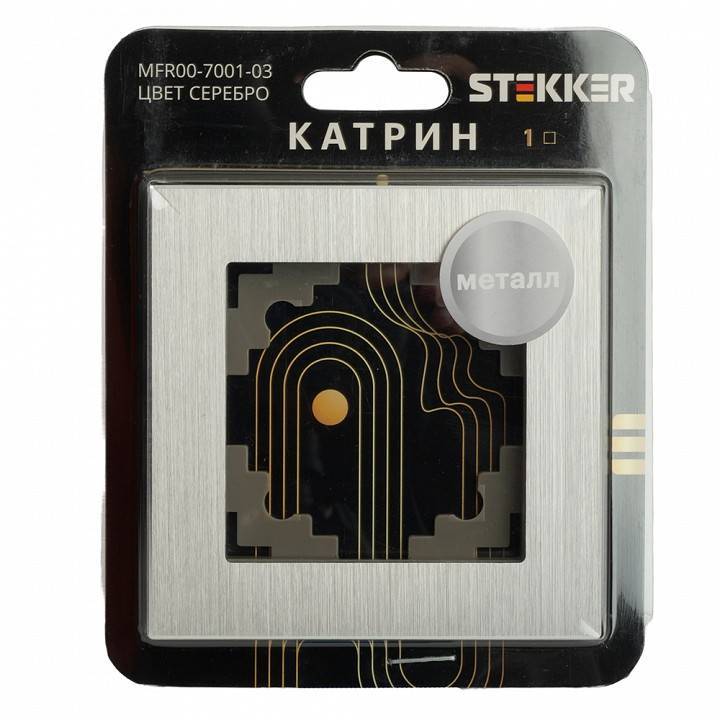 Рамка на 1 пост Stekker Катрин 50011