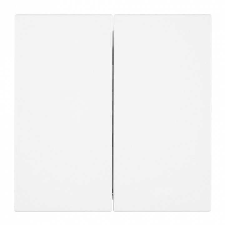 Выключатель двухклавишный без рамки Stekker Мия 50429