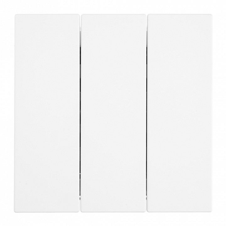 Выключатель трехклавишный без рамки Stekker Мия 50430