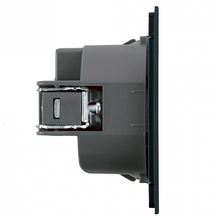 Розетка с заземлением и со шторкой Stekker Мия 50454