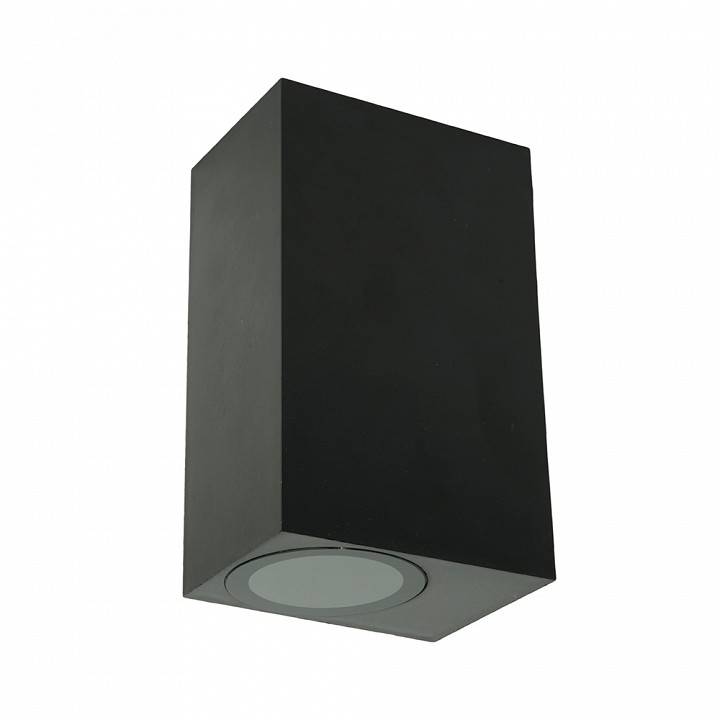 Светильник уличный настенный Feron DH051-P Бостон 2xGU10 IP54 черный 51546