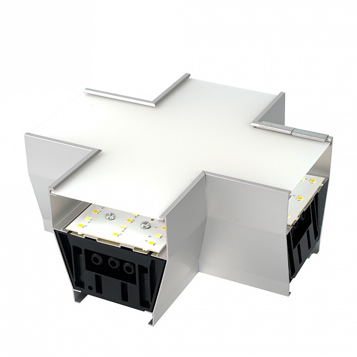 Соединитель угловой X-образный накладной Feron AL4036X 51874