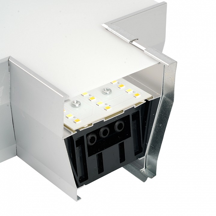 Соединитель угловой X-образный накладной Feron AL4036X 51874