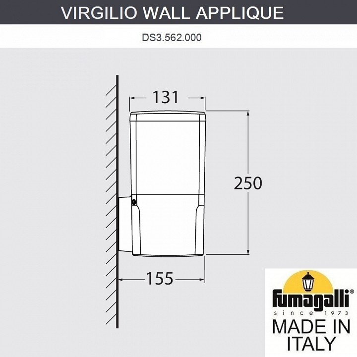 Светильник на штанге Fumagalli VIRGILIO DS3.562.000.LYF1R