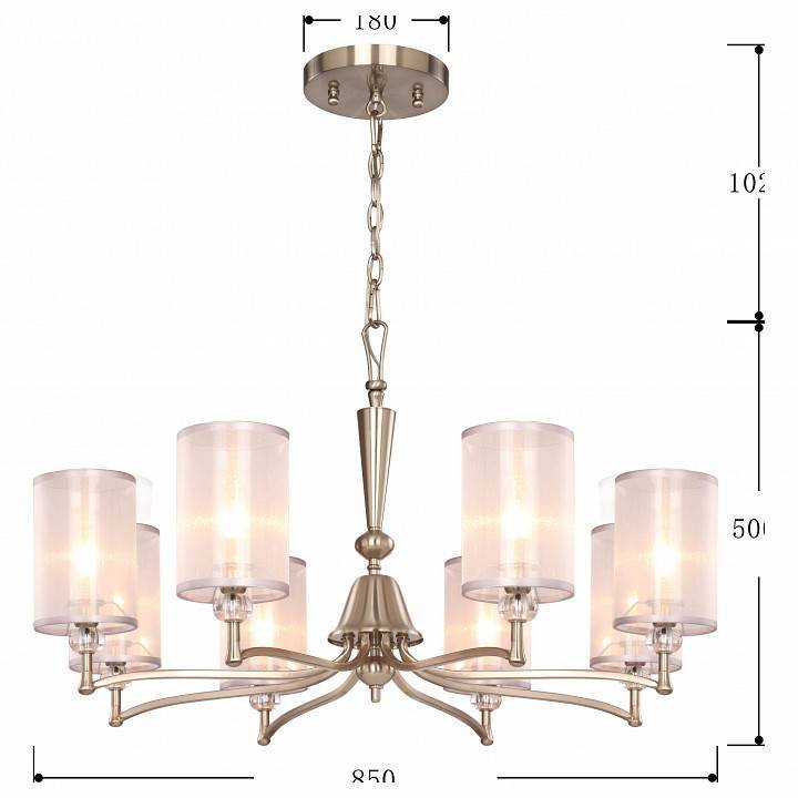 Подвесная люстра Favourite Laguna 8 ламп 2698-8P