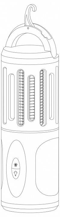 Противомоскитная лампа Gauss Mosquito  7Вт K GMQ03