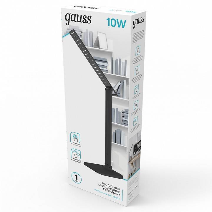 Настольная лампа офисная Gauss GT201 GT2012