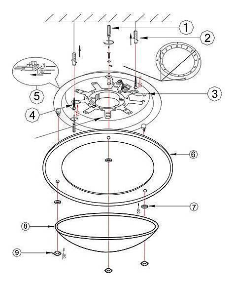 Накладной светильник Globo Tabasco 48264