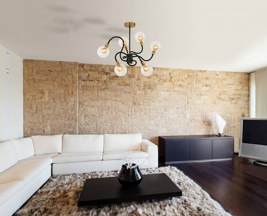 Люстра на штанге Globo Eddy 6 ламп 56010-6