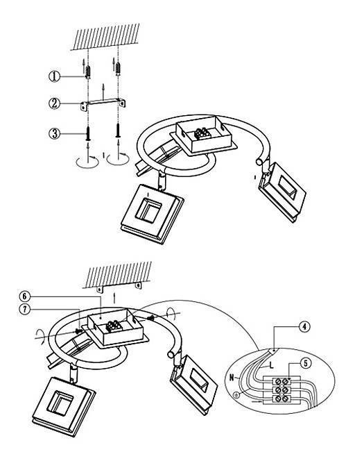Спот Globo Kerstin 3xE14 56138-3