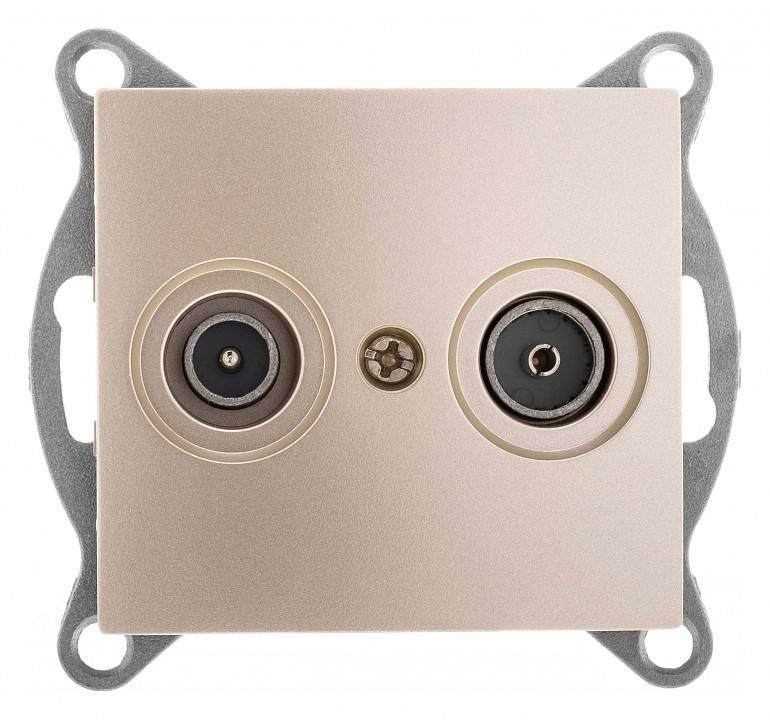 ТВ-розетка и SAT-розетка оконечная без рамки Gusi Electric BRAVO С10TS1-027