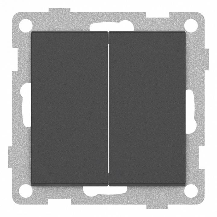 Выключатель проходной двухклавишный без рамки Gusi Electric UGRA С11В8-010
