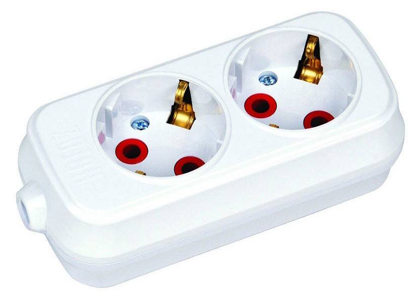 Удлинитель Horoz Electric 2 розетки 5 м без заземления HRZ00001482