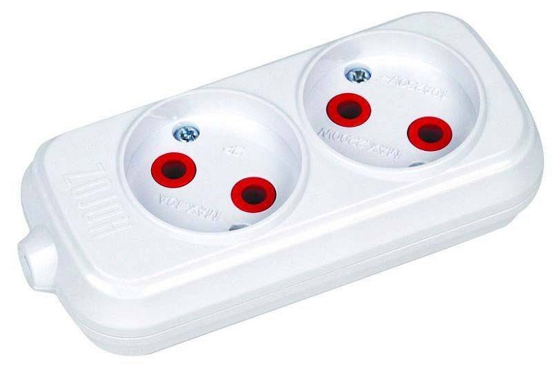 Удлинитель Horoz Electric 2 розетки 5 м с заземлением HRZ00001483