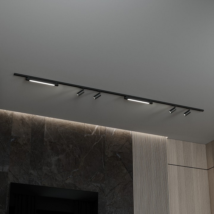 Комплект трековый Hesby Lighting №5 однофазная накладная Skylite HSBL_kompl_S005_NI3B4K