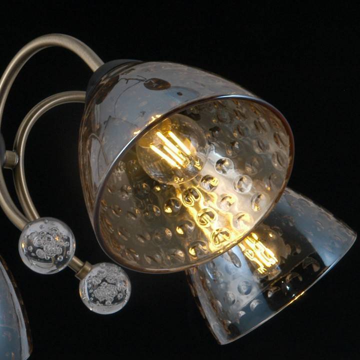 Люстра на штанге ILLUMICO  IL0230-5CSQ-29 BK AB