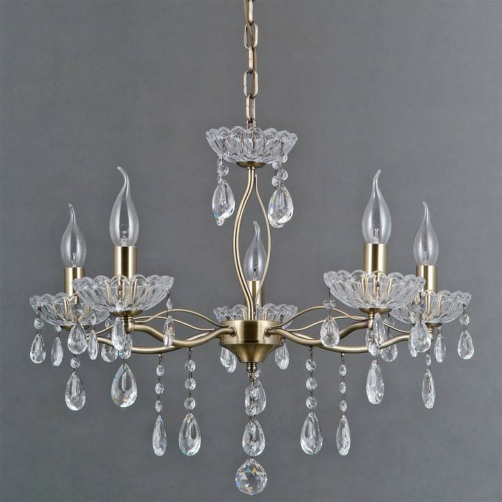 Подвесная люстра ILLUMICO CASTOR IL0265-5PSQ-24 AB CASTOR