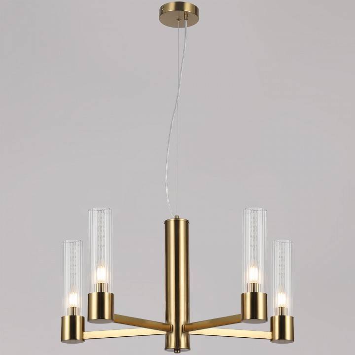 Подвесная люстра ILLUMICO BRASS IL0313-5P-79 BRASS