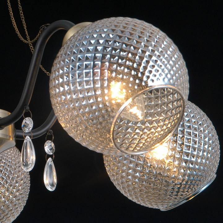 Люстра на штанге ILLUMICO IL0432-5CSQ-29 AB BK