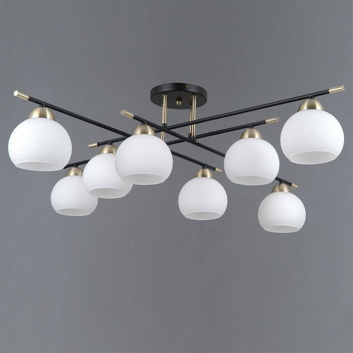 Потолочная люстра ILLUMICO LIBRA IL0446-8CSQ-24 BK AB LIBRA