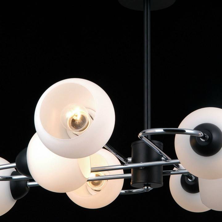 Люстра на штанге ILLUMICO IL0451-8PCSQ-79 BK