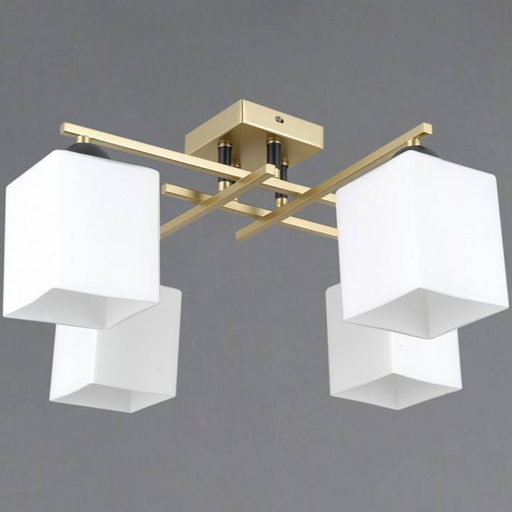 Потолочная люстра ILLUMICO NAPLES IL0617-4CSQ-25 GD NAPLES