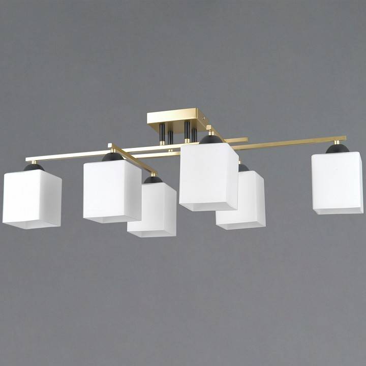 Потолочная люстра ILLUMICO NAPLES IL0617-6CSQ-25 GD NAPLES