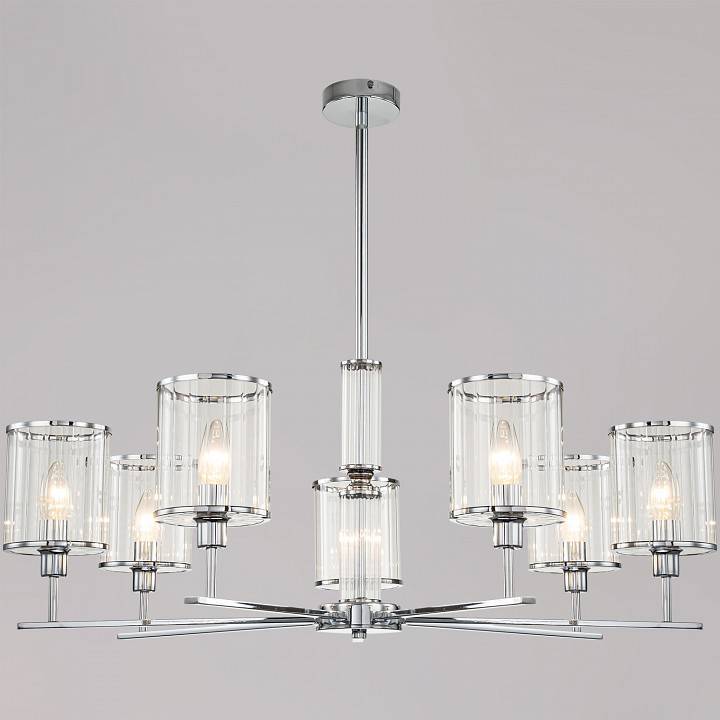 Люстра на штанге ILLUMICO KOPNINI 8 ламп IL1183-8C-79 CR