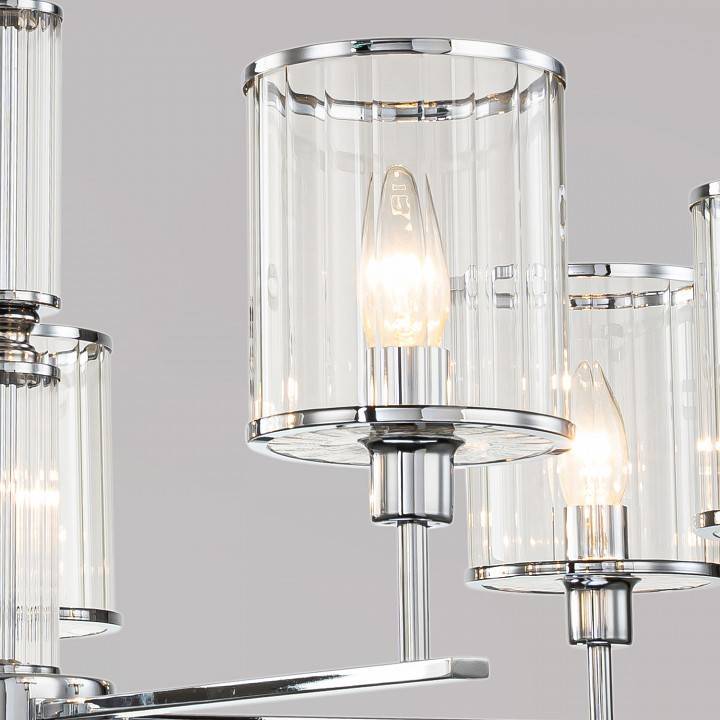 Люстра на штанге ILLUMICO KOPNINI 8 ламп IL1183-8C-79 CR