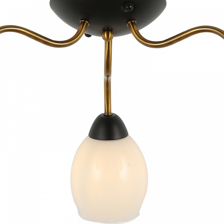 Люстра на штанге ILLUMICO IL8193-3COU-79 BK GD