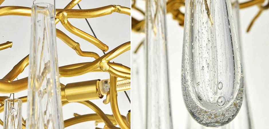 Подвесная люстра Imperiumloft Serip Aqua 40.2319